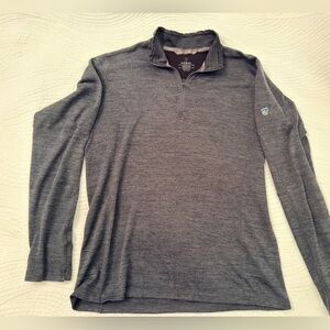Kuhl Men's Half Zip Heathered Gray Pullover